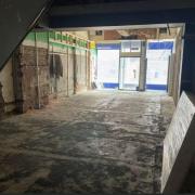 Inside the vacant former store at 45 London Road North, Lowestoft. Picture: Auction House East Anglia