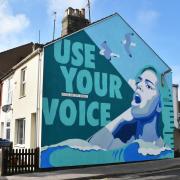 One of the completed new murals in Lowestoft Picture: Mick Howes