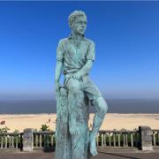 A mock up of the Britten as a boy sculpture earmarked to be unveiled close to Lowestoft seafront. Picture: Britten as a boy