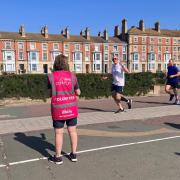 ECCH and Lowestoft parkrun teamed up to mark NHS75 on Saturday. Picture: ECCH