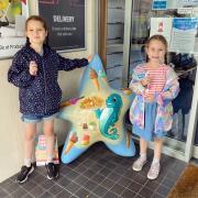 One of the starfish in last year's trail is found by excited children. Picture: Courtesy of Lowestoft Vision