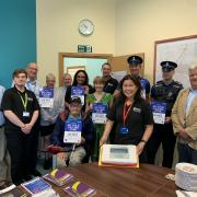 Residents, councillors and police launch the 200th No Cold Calling zone in Kessingland. Picture: Suffolk Trading Standards