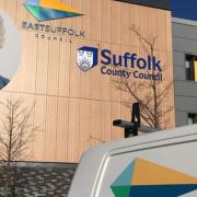 East Suffolk Council headquarters in Lowestoft. Inset: Cllr Kay Yule Pictures: Newsquest/East Suffolk Council