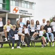 A Level results day at Lowestoft Sixth Form College. Picture: Lowestoft Sixth Form College