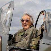 Pat Tobin, who witnessed the Battle of Britain as a teenager, enjoyed a ride on a Spitfire for her 93rd birthday.