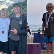 Members of Lowestoft’s Waveney Surf Life Saving Club headed to Branksome Chine in Bournmouth last week to compete in the National Surf Life Saving Championships and bagged bronze medals in two events: a first in the Club’s short history.