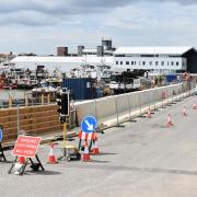 Previous works as part of the flood defence scheme on Hamilton Road in Lowestoft. Picture: Mick Howes