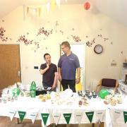 Tenant Lee and his support worker Carl. Picture: Wellbeing Care