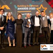 MG Builders (East Anglia) Ltd based in Lowestoft have just won a major National award in the category of 'Best Residential and Small Commercial Builder in the LABC building excellence awards grand final in London. Picture: LABC