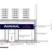 The proposed front elevation for the new Adult Gaming Centre in Lowestoft town centre, after Illuminated Advertisement Consent was approved. Picture: Matrix Architecture Ltd/Luxury Leisure Ltd
