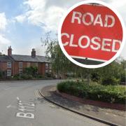 The B1127 Southwold Road is closed for three days for maintenance work