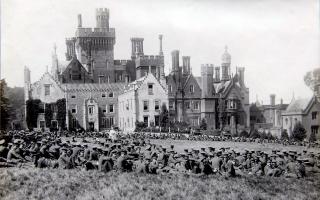 Costessey Hall inhabited by British soldiers during WW1.