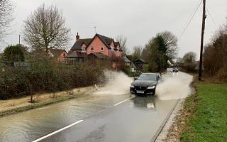Investment to address flooding on Suffolk's roads is one of the Conservative manifesto pledges