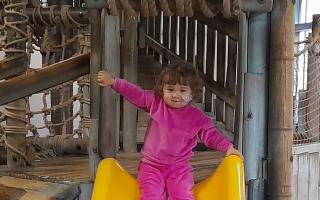 Two-year-old Jessica, from Corton, who is currently battling an aggressive form of childhood cancer. A bucket collection will be held to help with her treatment at the comedy night on December 3.
