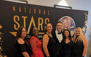 Some of the Cavell Healthcare team who triumphed at the national awards. Picture: Cavell Healthcare
