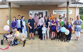 The ribbon is cut as Bloodmoor Hill Community Centre reopens. Picture: Mick Howes