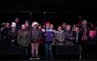 Performances at the Lowestoft Christmas Lights switch-on in 2022. Picture: Lowestoft Vision