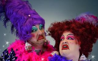 Ugly Sisters: Detox - Chris Tanton-Willis and Botox - Hannah Lucas. Picture: Lowestoft Players