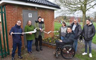 The refurbished toilet block in Fen Park, Kirkley is reopened. Picture: Mick Howes